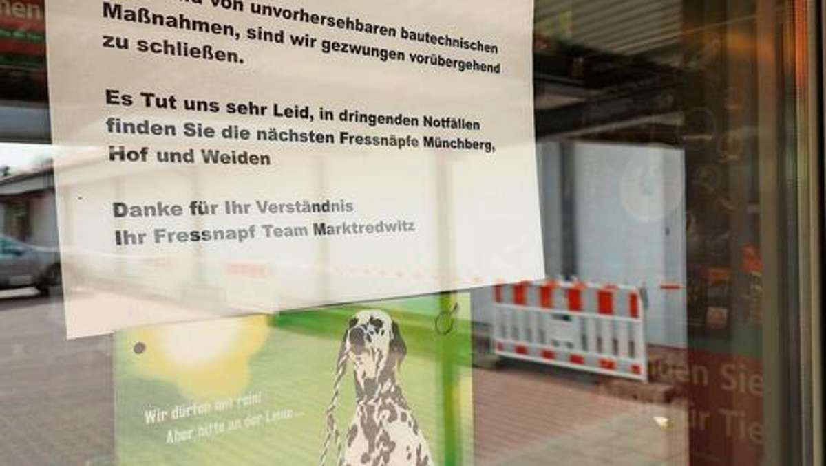 Fichtelgebirge: Einsturzgefahr: Bauamt sperrt vorsorglich Supermarkt