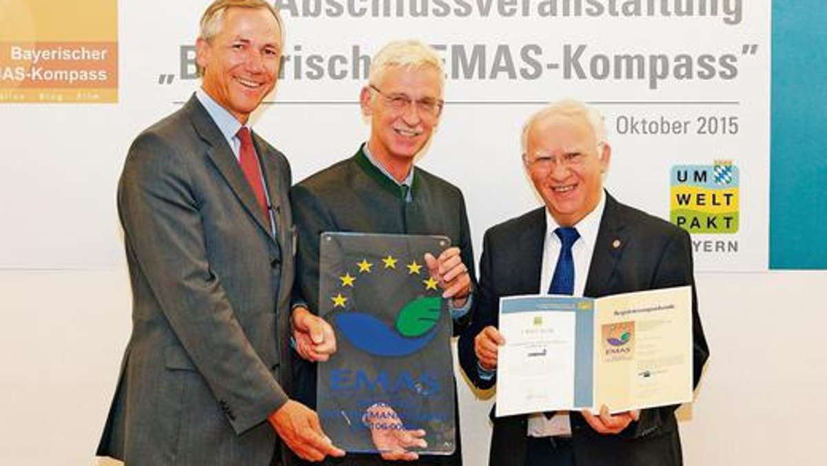 Kulmbach: Urkunde für Spitzen-Umweltmanagement