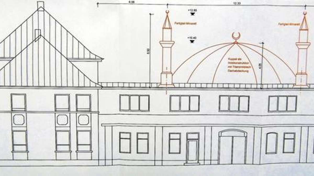 Marktredwitz: Moschee erhält Minarette und Kuppel