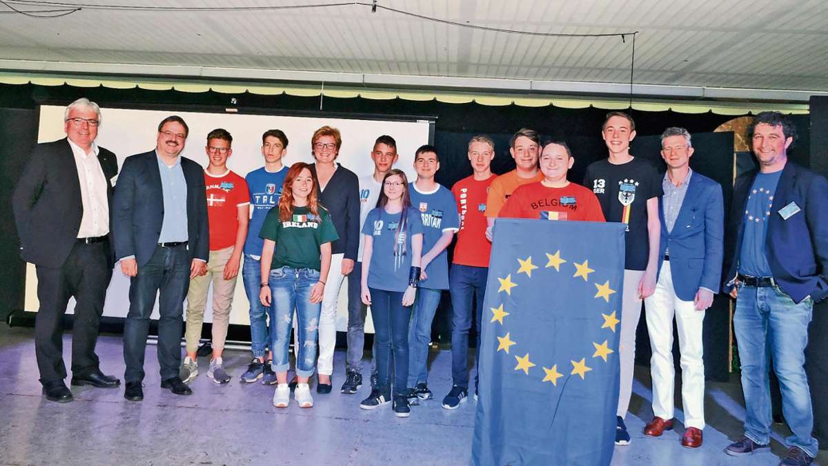 Hof: Jugendliche sind stolze Europäer