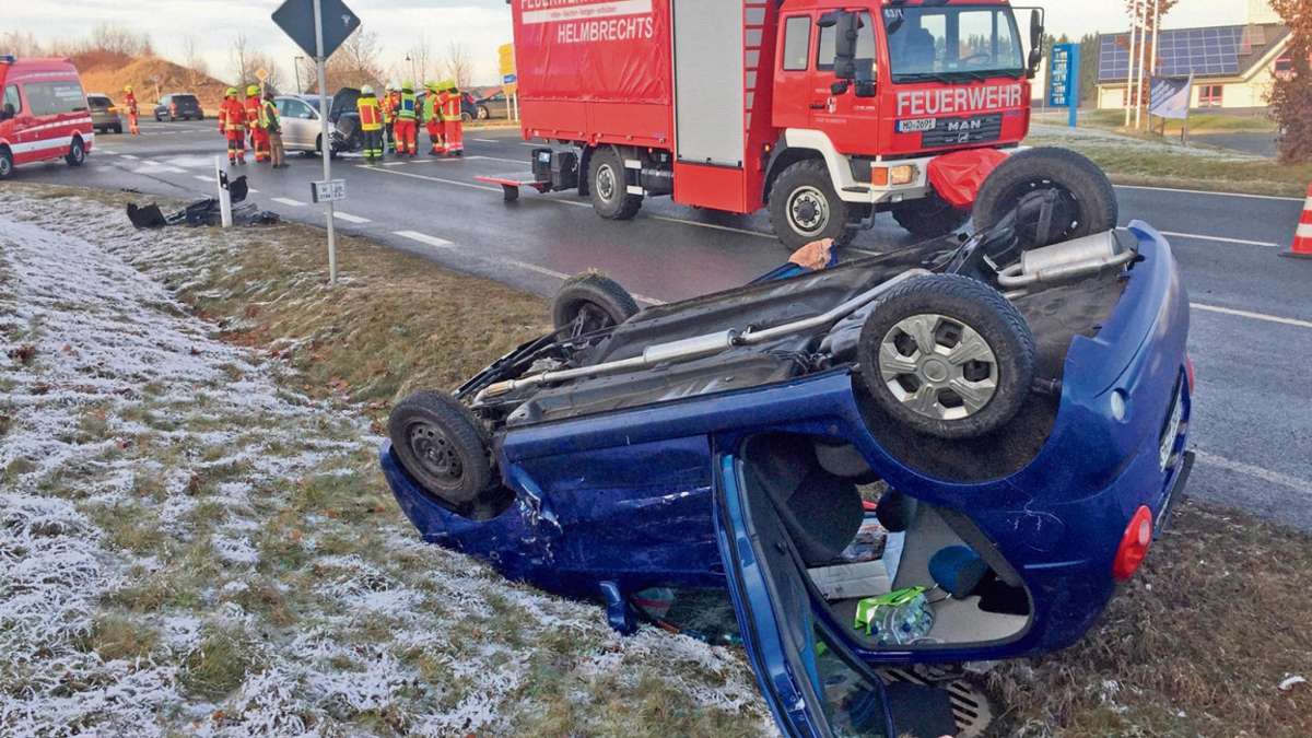 Münchberg: Unfall fordert drei Verletzte