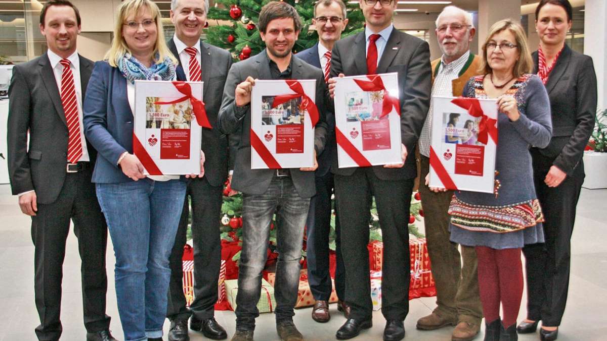 Kulmbach: Vier Spenden für zwei Landkreise