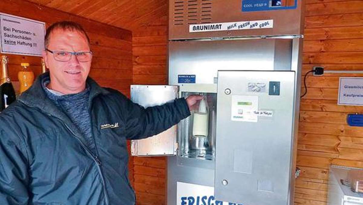 Kulmbach: In Kupferberg hat die erste Milchtankstelle des Landkreises eröffnet