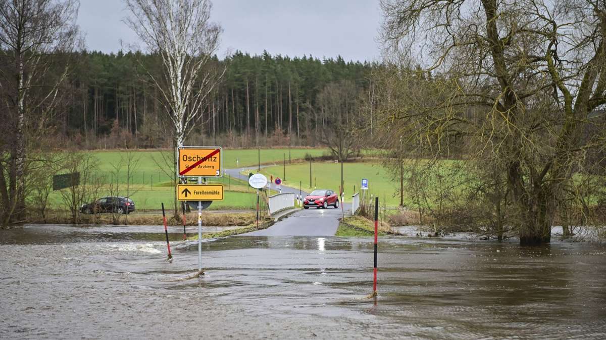 Landkreis Wunsiedel: Hochwasserstress zum Weihnachtsfest