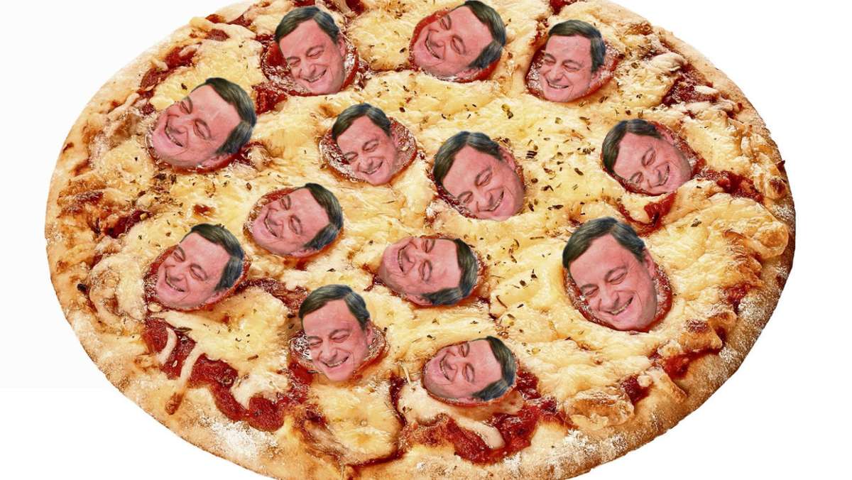 Wirtschaft: Pizza Draghi mit pikanten Zutaten