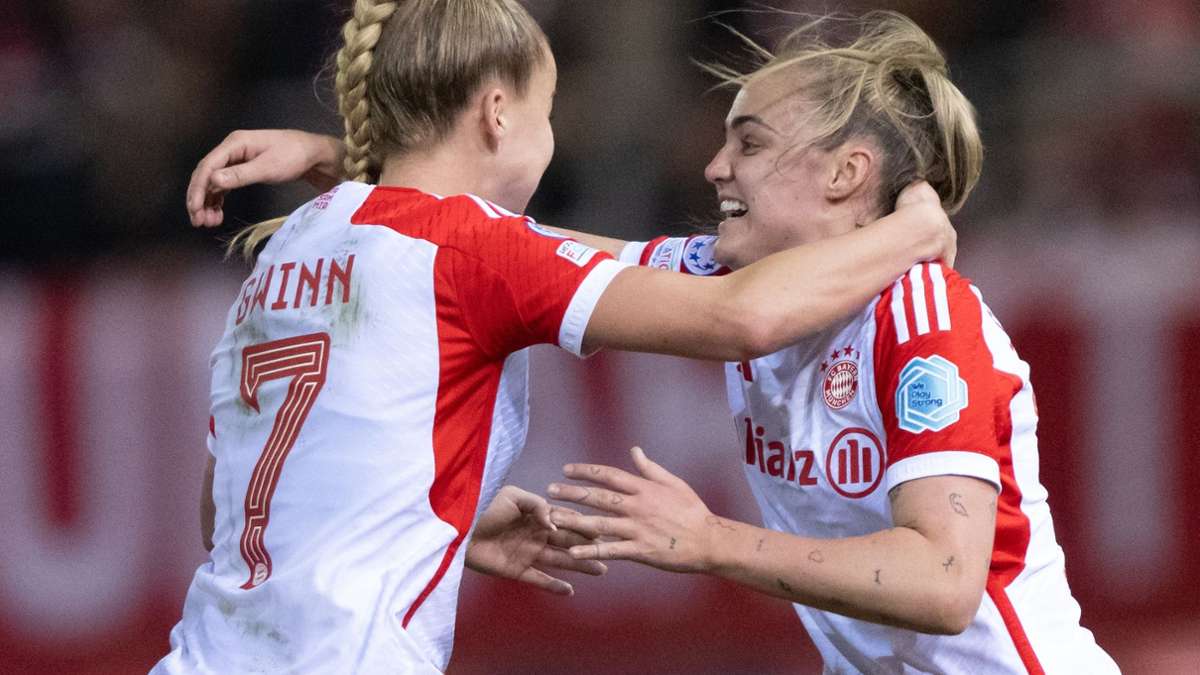 Fußball: Fünf Tore nach der Pause: Bayern-Frauen auf Meisterkurs