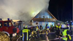 Vier Verletzte bei Wohnhausbrand