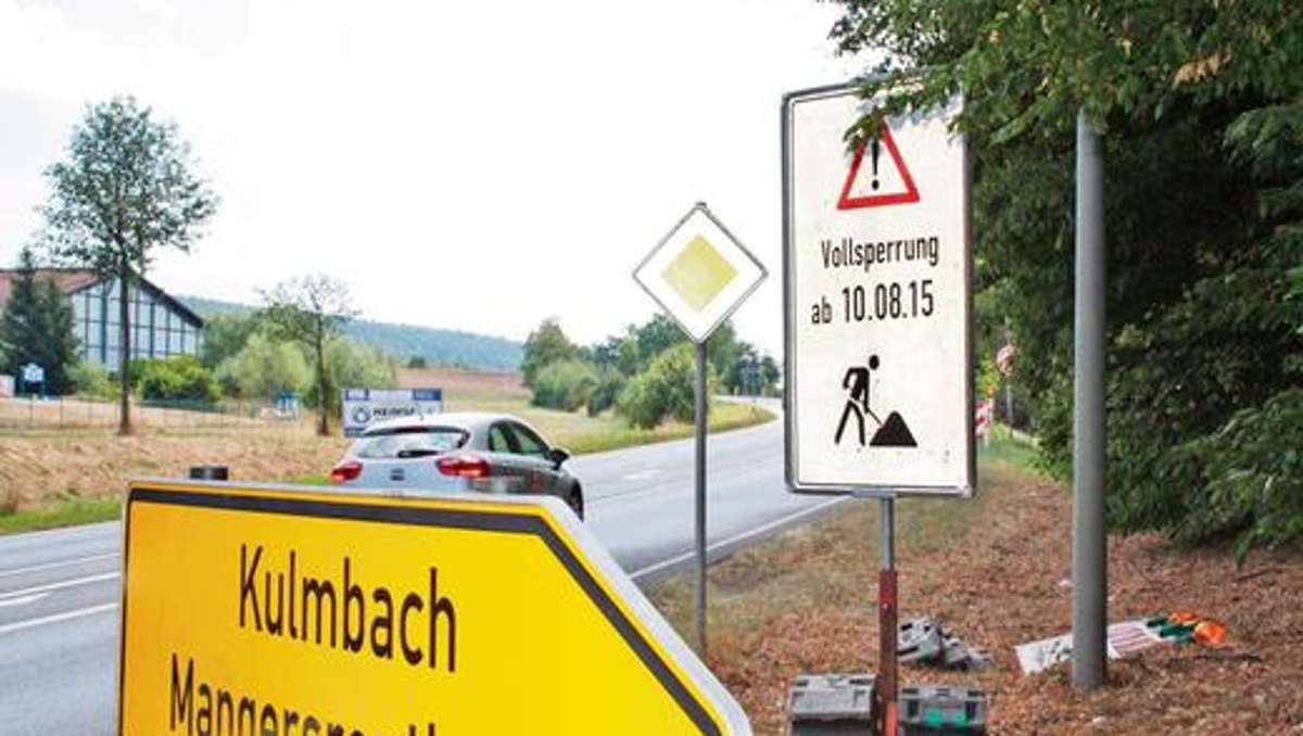 Kulmbach: Die Vollsperrung ist vom Tisch