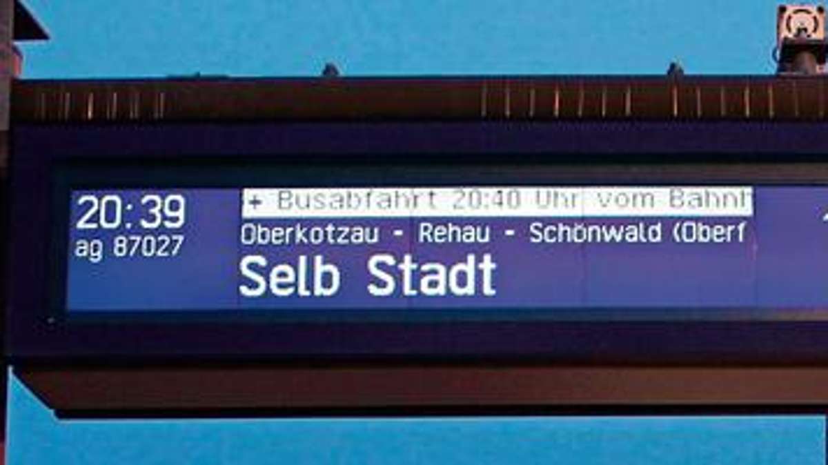 Münchberg: Freistaat fordert Züge statt Busse