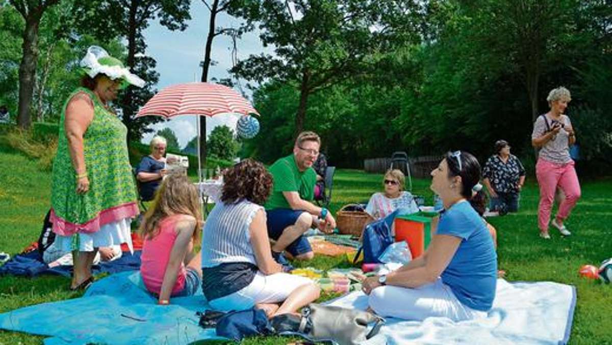 Selb: Sommerstimmung beim Picknick im Rosenthal-Park