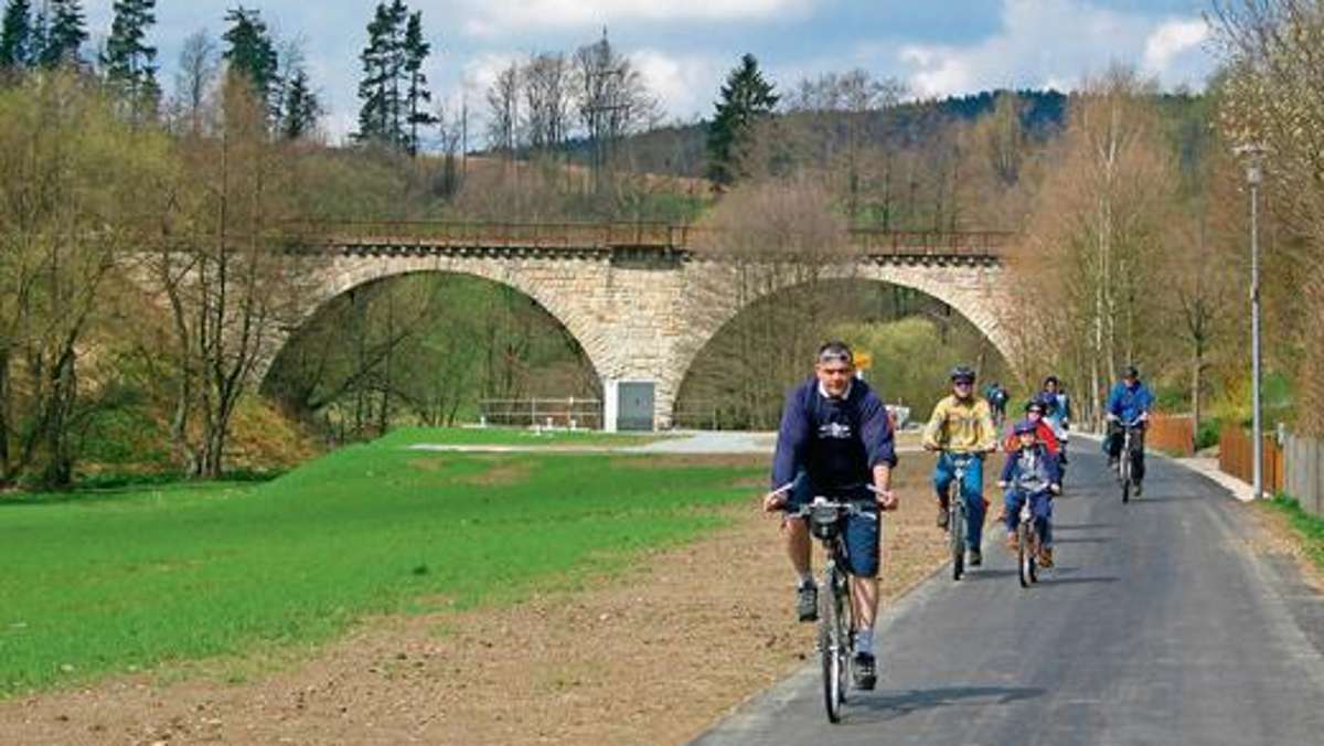 Naila: Drehkreuz für Radfahrer im Selbitztal