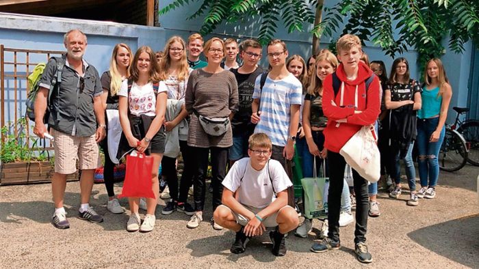 Schüler besuchen Obdachlose in Nürnberg