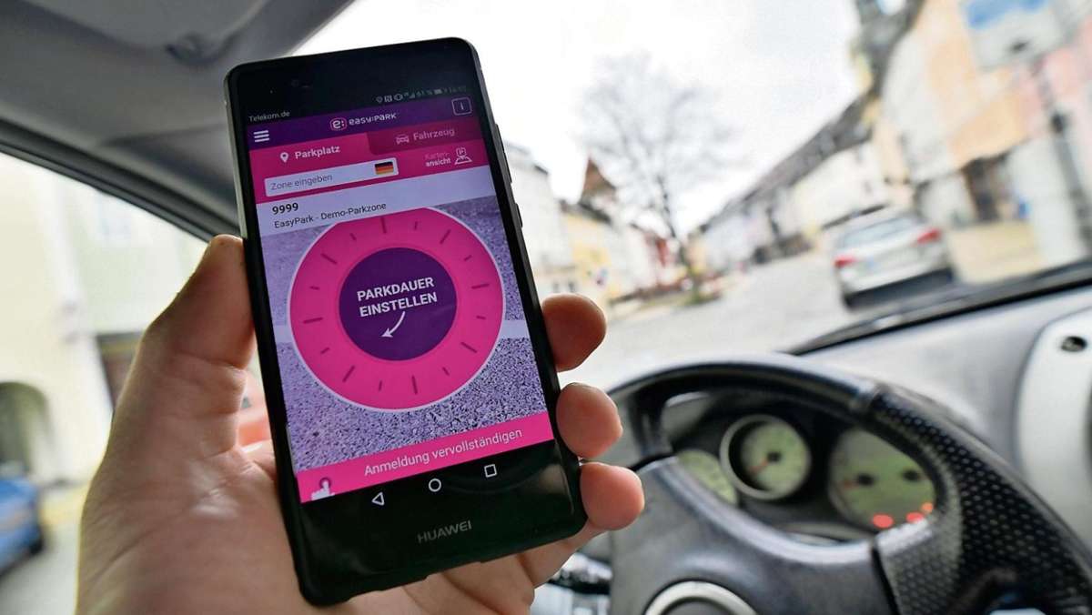 Marktredwitz: Einfach Parken mit dem Handy