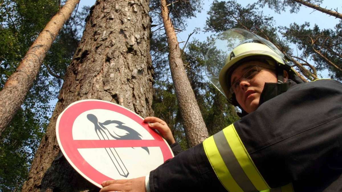 Fichtelgebirge: Brandgefahr in trockenen Wäldern