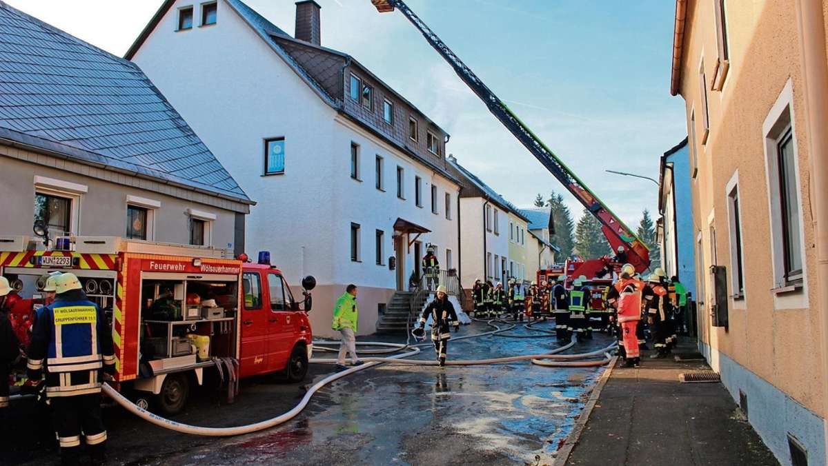 Marktredwitz: Fast hundert Feuerwehrmänner im Einsatz