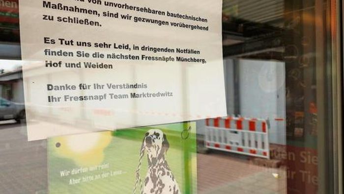 Einsturzgefahr: Bauamt sperrt vorsorglich Supermarkt