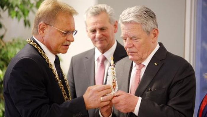 Länderspiegel: Bundespräsident Gauck in Kronach
