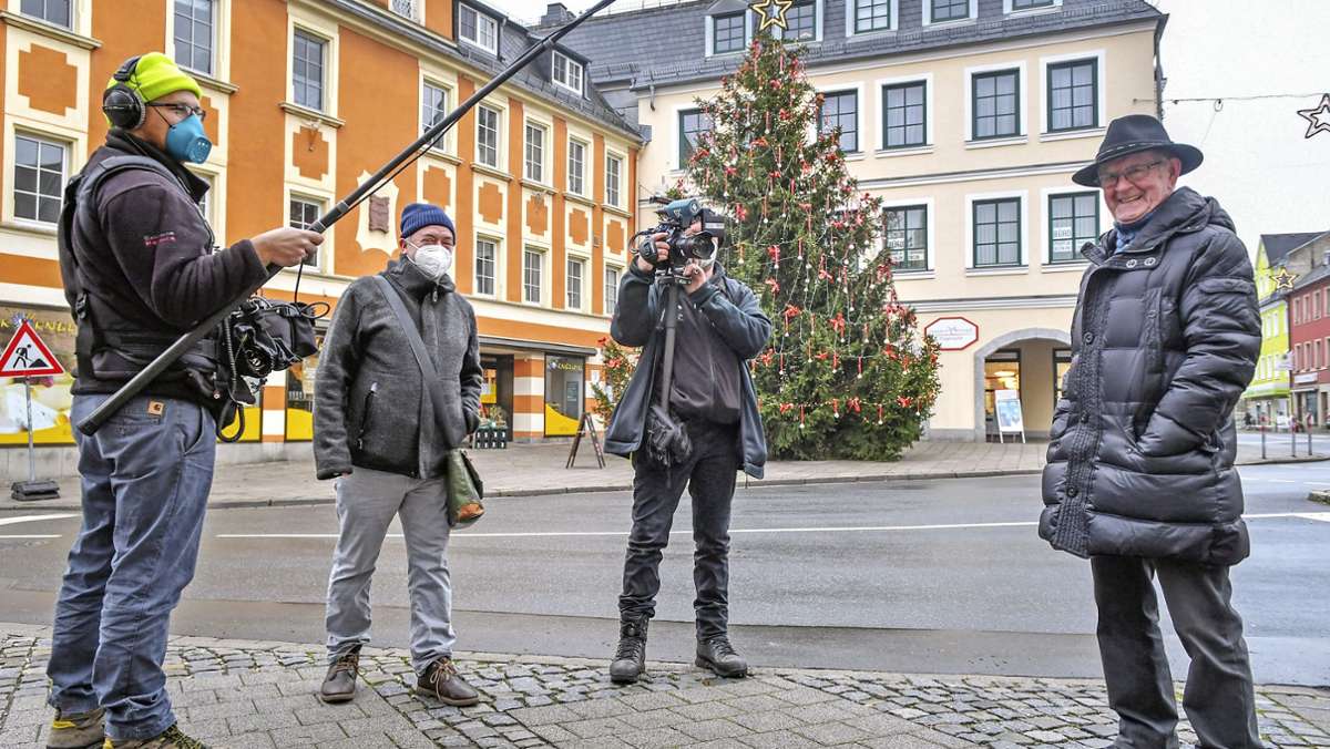Film-Dreh: Weihnachtsbaum wird BR-Ansichtskarte