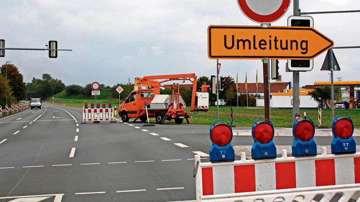 Mainleus/Himmelkron: Zwei Bundesstraßen sind dicht