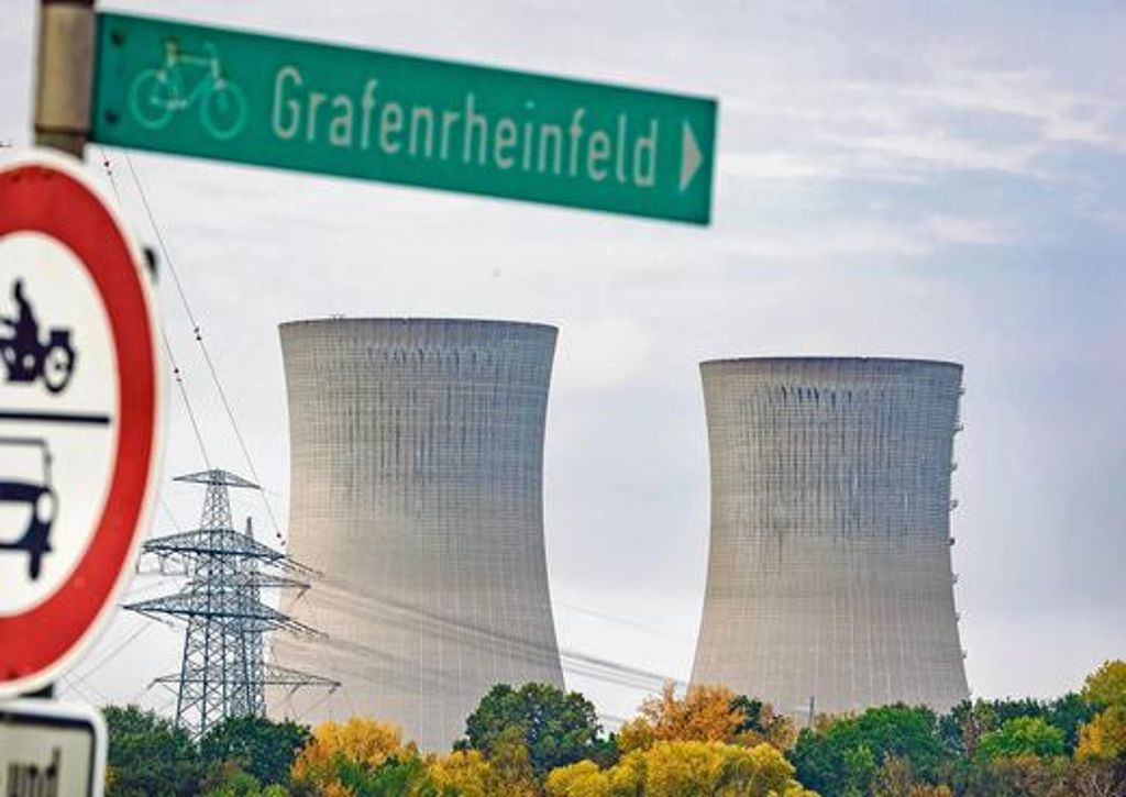 Das Atomkraftwerk in Grafenrheinfeld ist abgeschaltet - aber bleibt das auch so? Quelle: Unbekannt