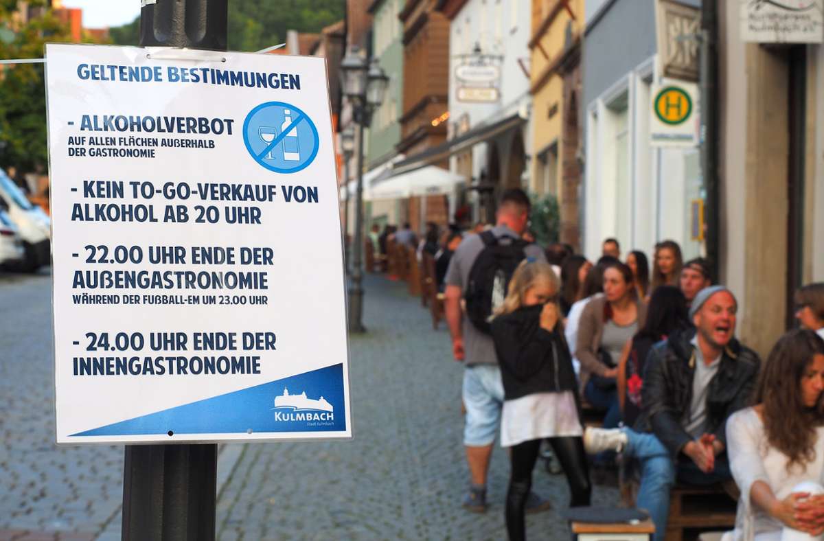 So schnell ändern sich die Zeiten: Vor einem Jahr gab es erhebliche Einschränkungen in der Oberen Stadt in Kulmbach Foto: Archiv