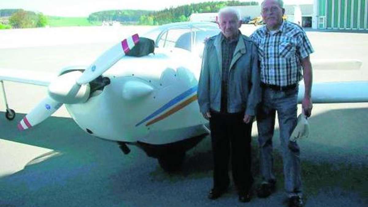 Selb: Erstflug mit 90 Jahren