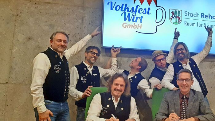 Volksfestwirte: Rehauer Wiesenfest in Hofer Händen