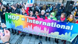 „Demo gegen Rechts“: Kundgebung in der Hofer Altstadt