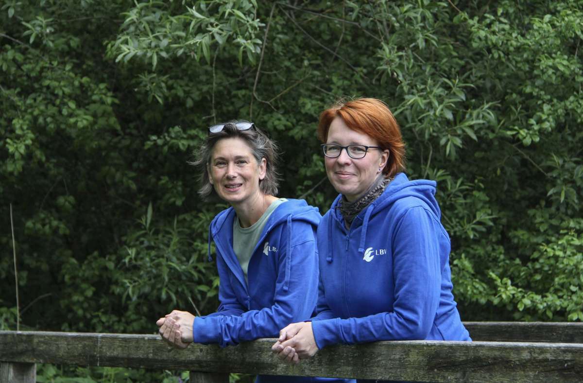 Wollen der Ökostation eine neue Ausrichtung geben: Birgit Schreier (links) und Leiterin Andrea Tröße. Foto: /Ertel