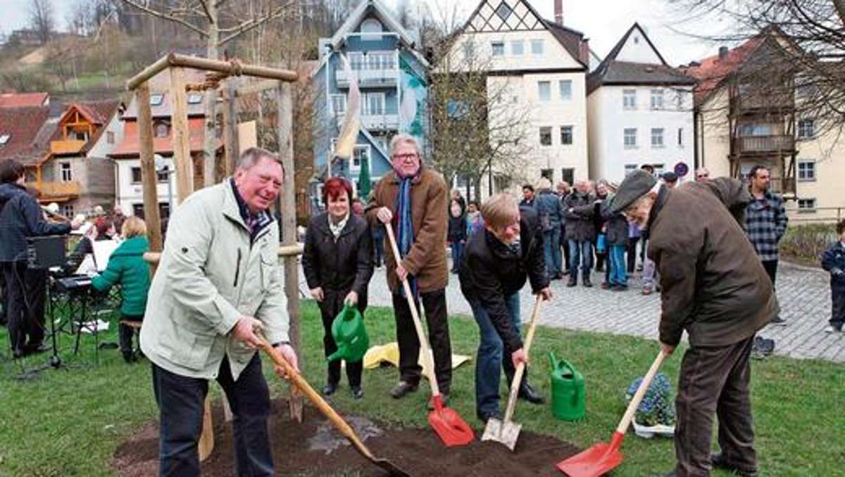 Kulmbach: Lebendiges Mahnmal gepflanzt