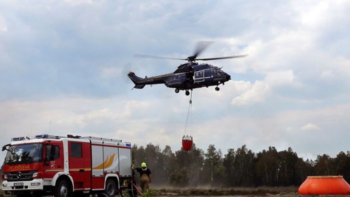 Waldbrände: Feuer bei Jüterbog: Lage spitzt sich wieder zu