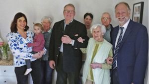 In Schönwald: Gratulation zum 104. Geburtstag