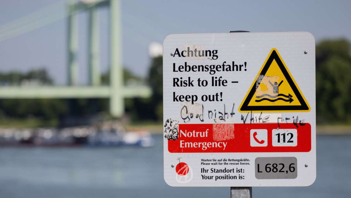 Bonn: Junge und Vater sterben nach Rettung  aus Rhein –  Lebensretter warnen