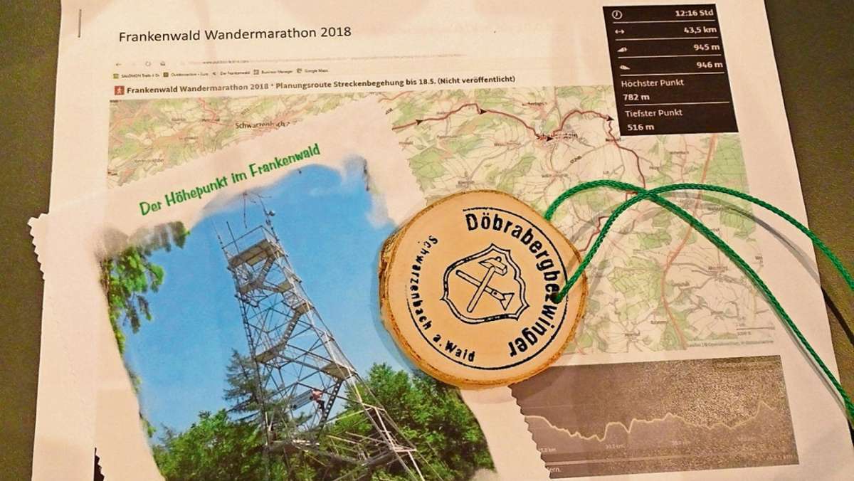 Schwarzenbach am Wald: Marathon führt auch am Döbraberg vorbei