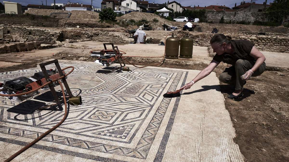 Kunst und Kultur: Stadtrest südlich von Lyon: Forscher sprechen von kleinem Pompeji