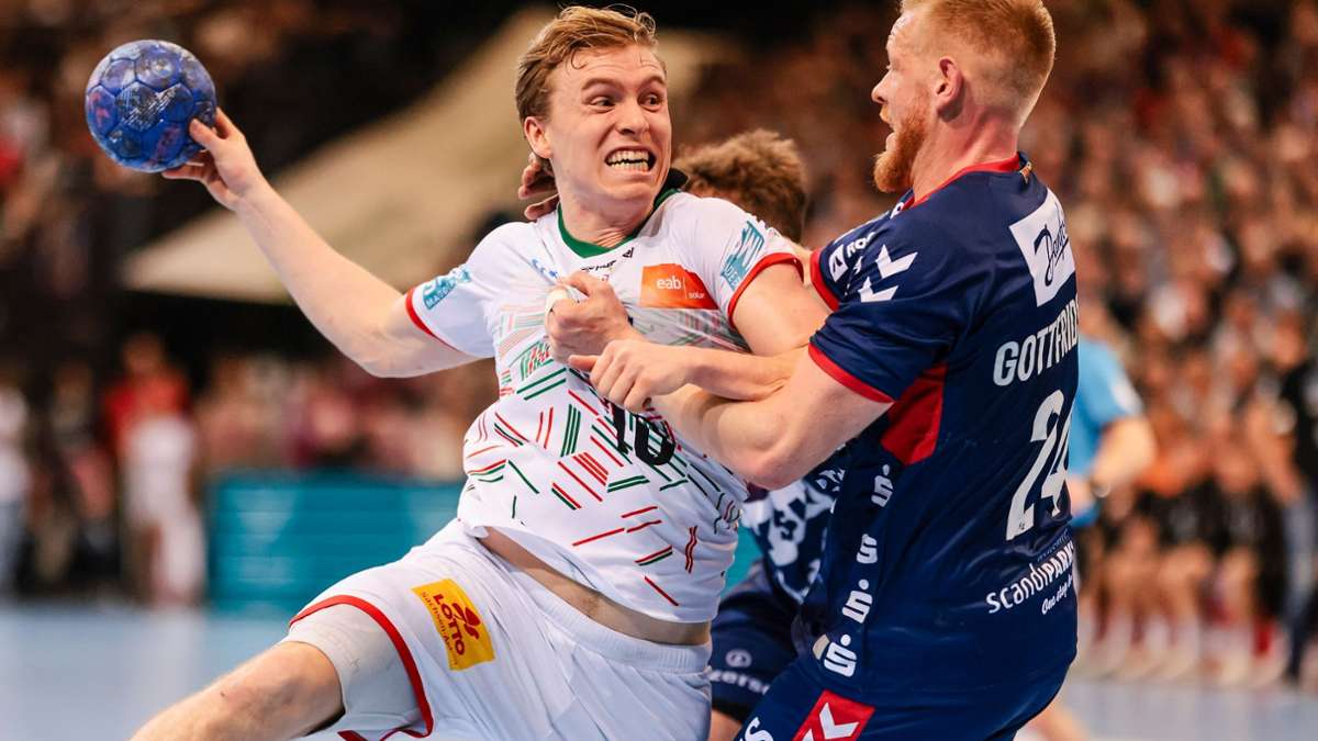 Handball: SC Magdeburg Tabellenführer: 32:29-Erfolg in Flensburg