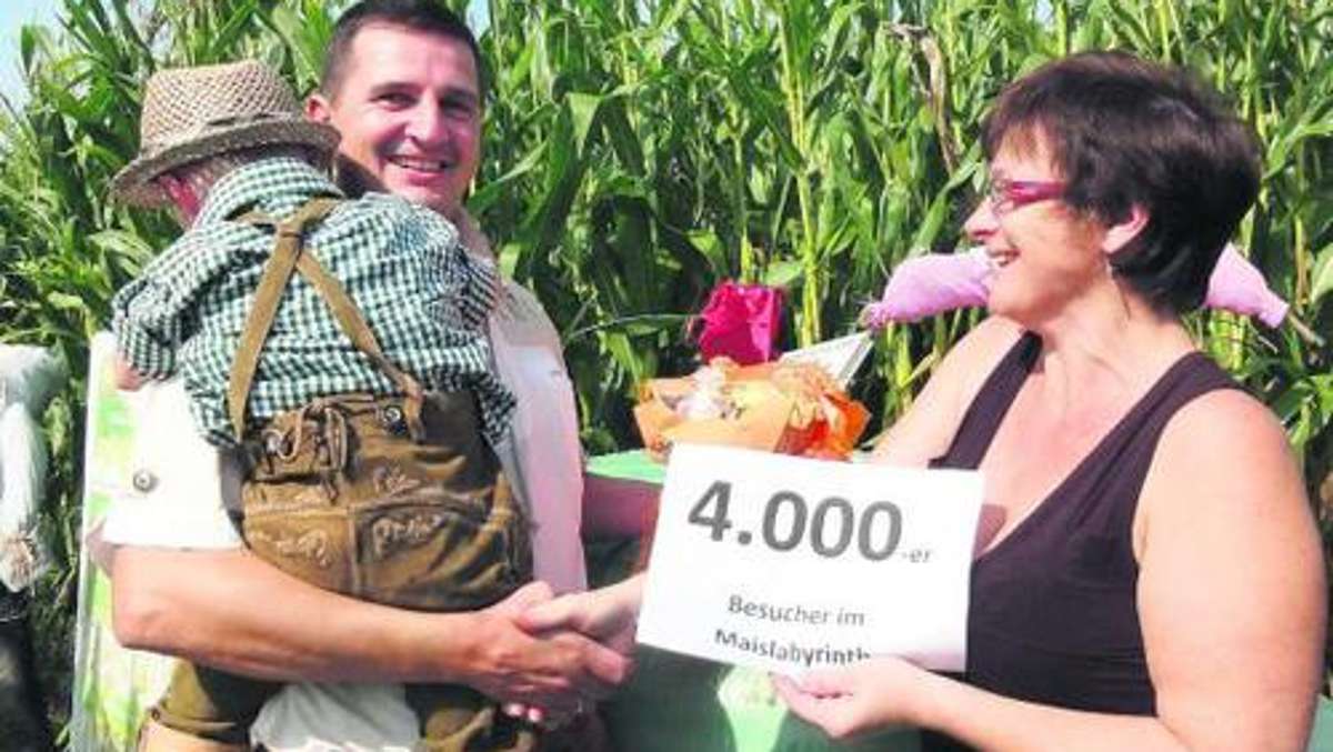 Arzberg: 4000 Besucher im Mais-Labyrinth