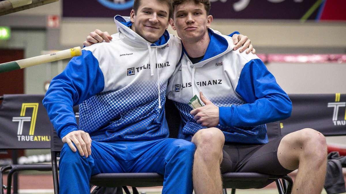 Leichtathletik-Duo: Gute und erfolgreiche   Freunde
