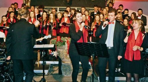 Ein großartiges Konzert gaben die Mitglieder des Benefizprojekts "Musik verbindert" in der Neudrossenfelder Kirche . Foto: Horst Wunnner