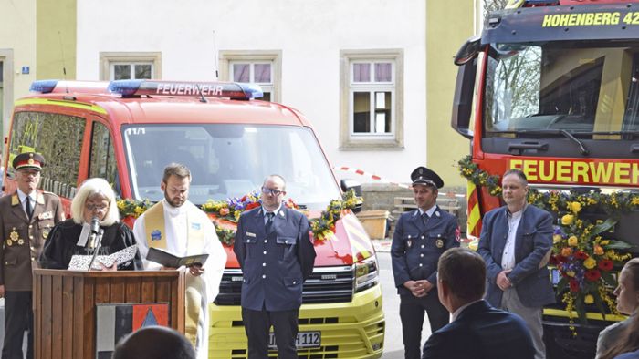 In Hohenberg: Zwei neue Fahrzeuge für die Wehr