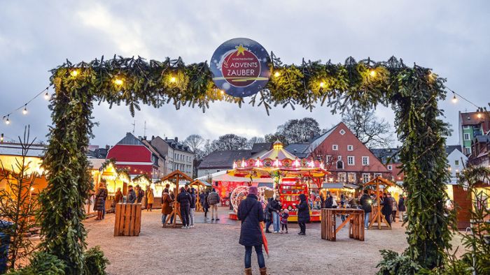 In Marktredwitz: Weihnachtszauber im Winkelmarkt