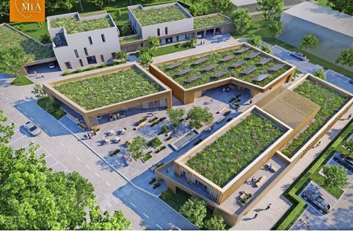 So soll der geplante neue Komplex auf dem früheren Rewe-Areal in der Arzberger Innenstadt nach den Plänen der Kassecker-Projekt GmbH aussehen. Foto:  