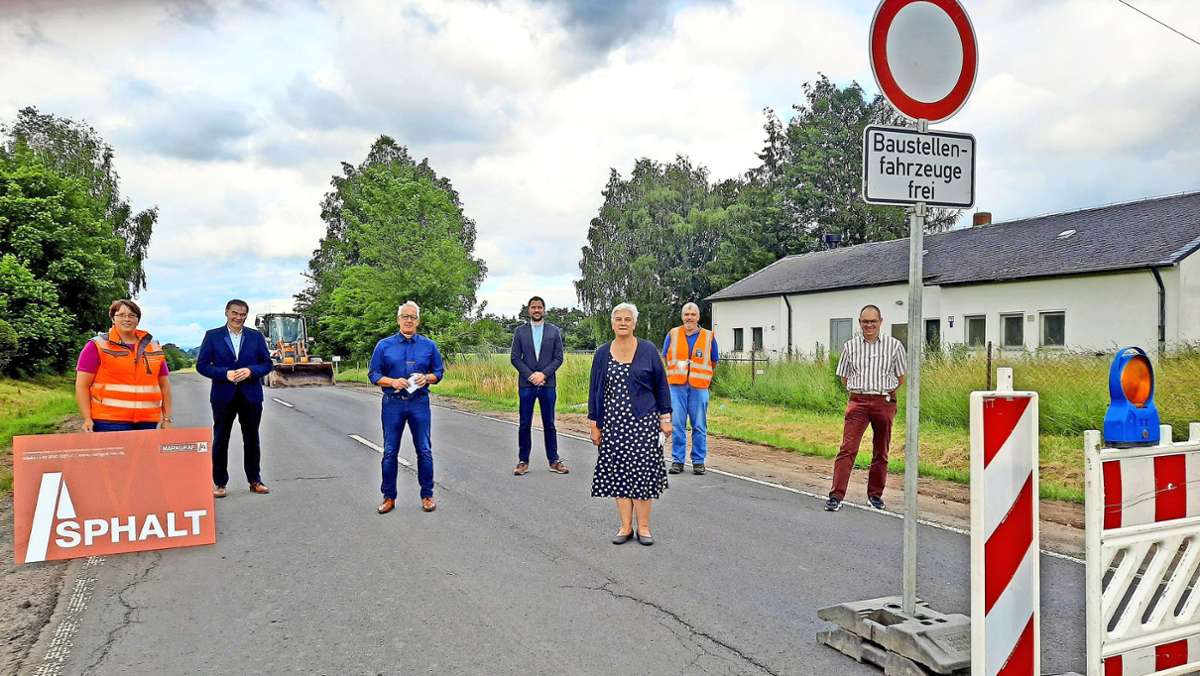 Wun 18 bei Arzberg: Neue Straße in nur drei Wochen