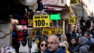 Inflation in Türkei steigt auf fast 70 Prozent