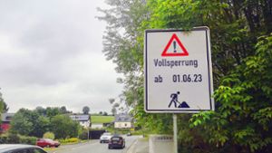 Vollsperrung in Volkmannsgrün