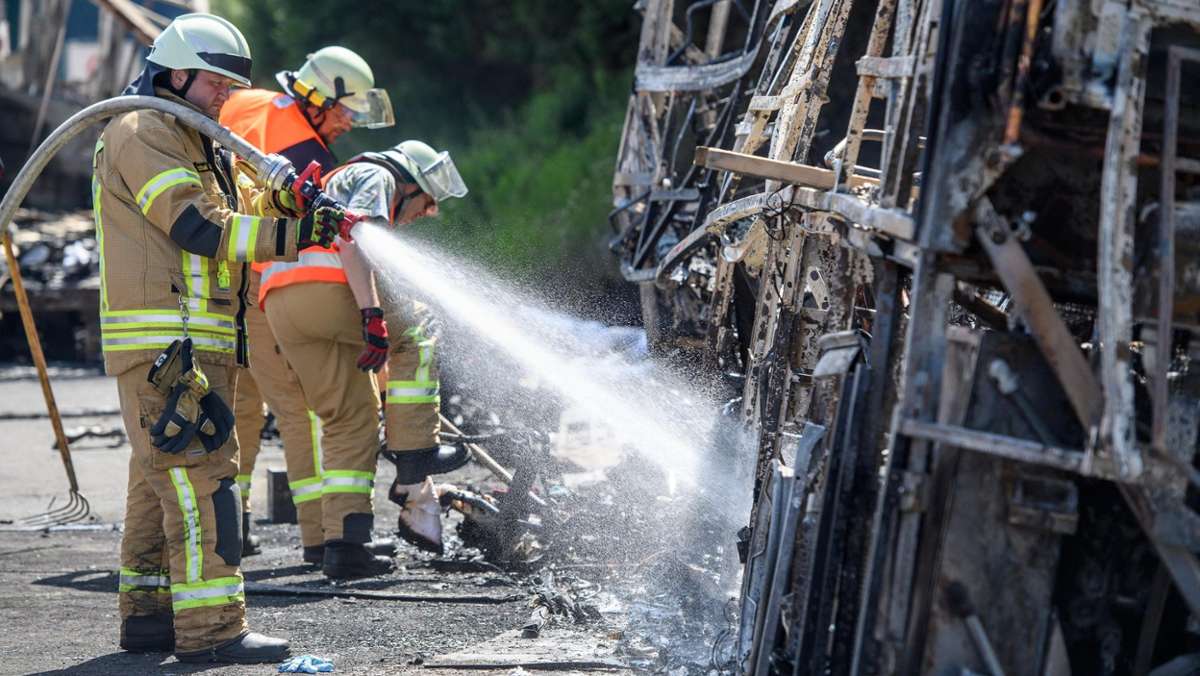 Münchberg: Buskatastrophe - Unfallursache noch unklar