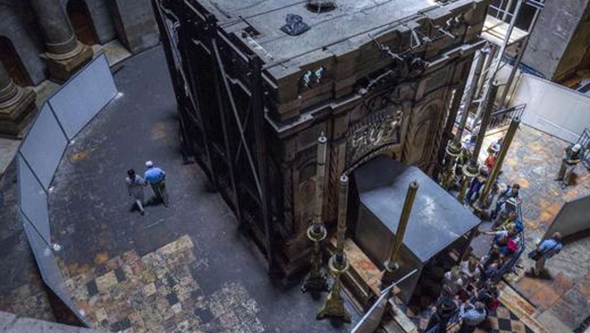 Kunst und Kultur: Streit beigelegt: Renovierung von Jesus-Grab in Jerusalem begonnen
