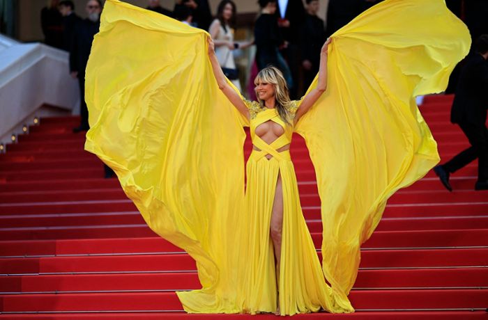 Filmfestspiele in Cannes: Mit diesem Kleid zieht Heidi Klum alle Blicke auf sich