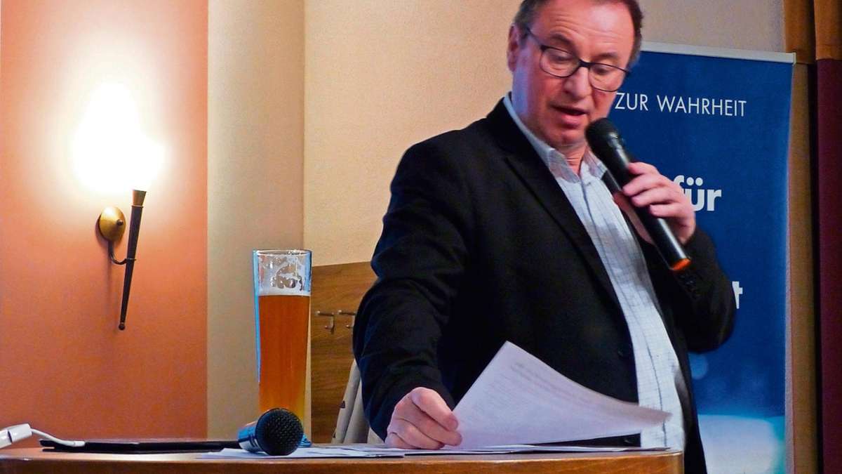 Hof: Gerd Kögler will für AfD in den Landtag