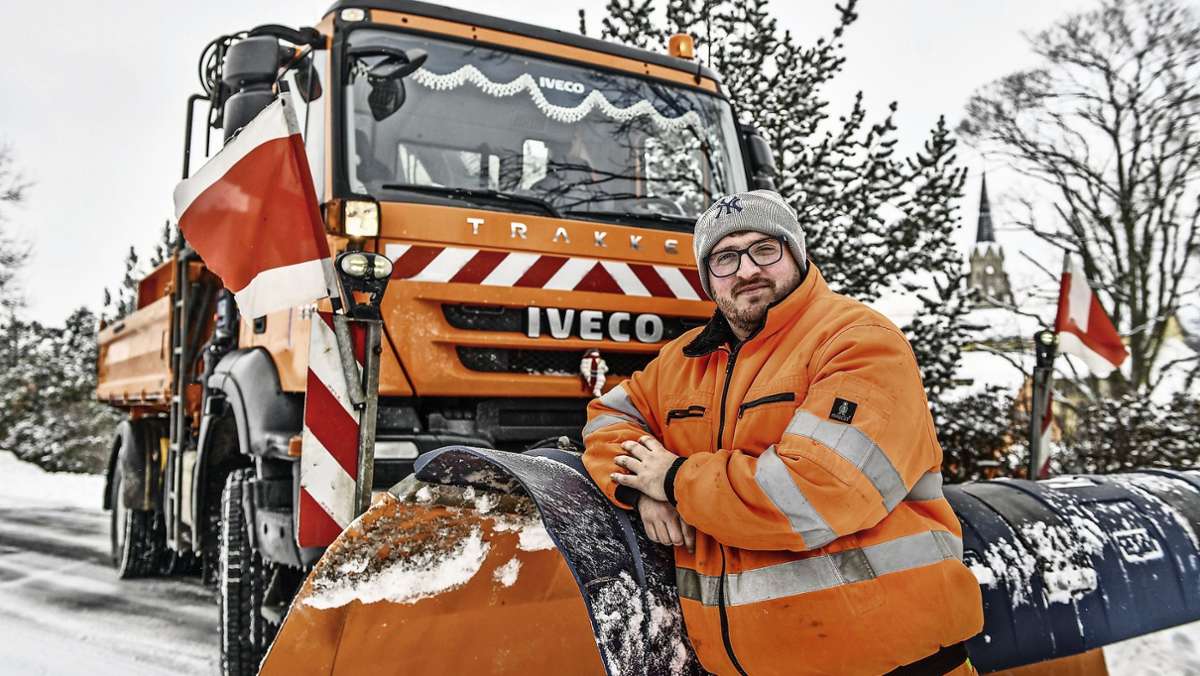 Winterdienst in Selb: Täglich 16 Stunden  gegen Eis und Schnee
